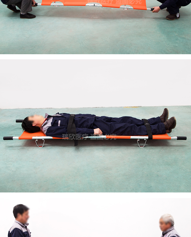 Rescue Folding Medical Stretcher Patient Collapsible Stretcher Ambulance