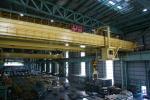 Electric Automated Overhead Cranes Traveling Underhung Double Girder Bridge