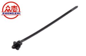 Quality Black Automotive Cable Ties Plastic Tie Straps Curved Head Design wholesale