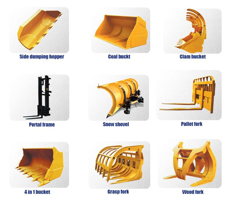 Versatile 2.5 Ton Retroescavadeira with High Operating Efficiency and 4 in One Bucket