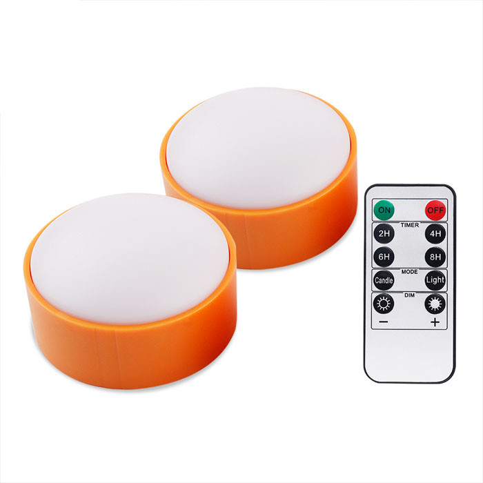 Orange LED Lights Halloween Jack-O-Lantern Outdoor Pumpkin Decorations With Remote / Timer