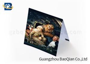 Quality Gift Lenticular Greeting Cards Beautiful Picture 4 Color 3D UV Printing wholesale