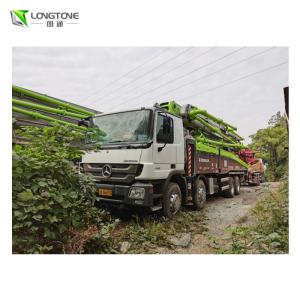 Quality BENZ Chassis Second Hand Concrete Pump Truck 46meter 52m 60m wholesale