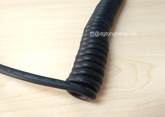 300V PUR Spiral Cable