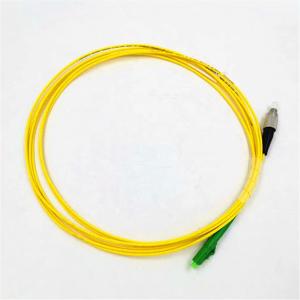 Quality White Fiber Optic Patch Cord , 2 Meters SC APC Fiber Patch Cord Single Mode 3.0mm wholesale