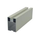 Slot Alloy Extrusion Profiles , Sand Balst Aluminum Door Frame Extrusions