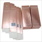 Folding Lotion Packaging Boxes , Cosmetic Packaging Box FSC ISO14001 certificate