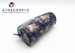 Trapezoid Shape Womens Leather Makeup Bag 16.5cm Height Without Handle