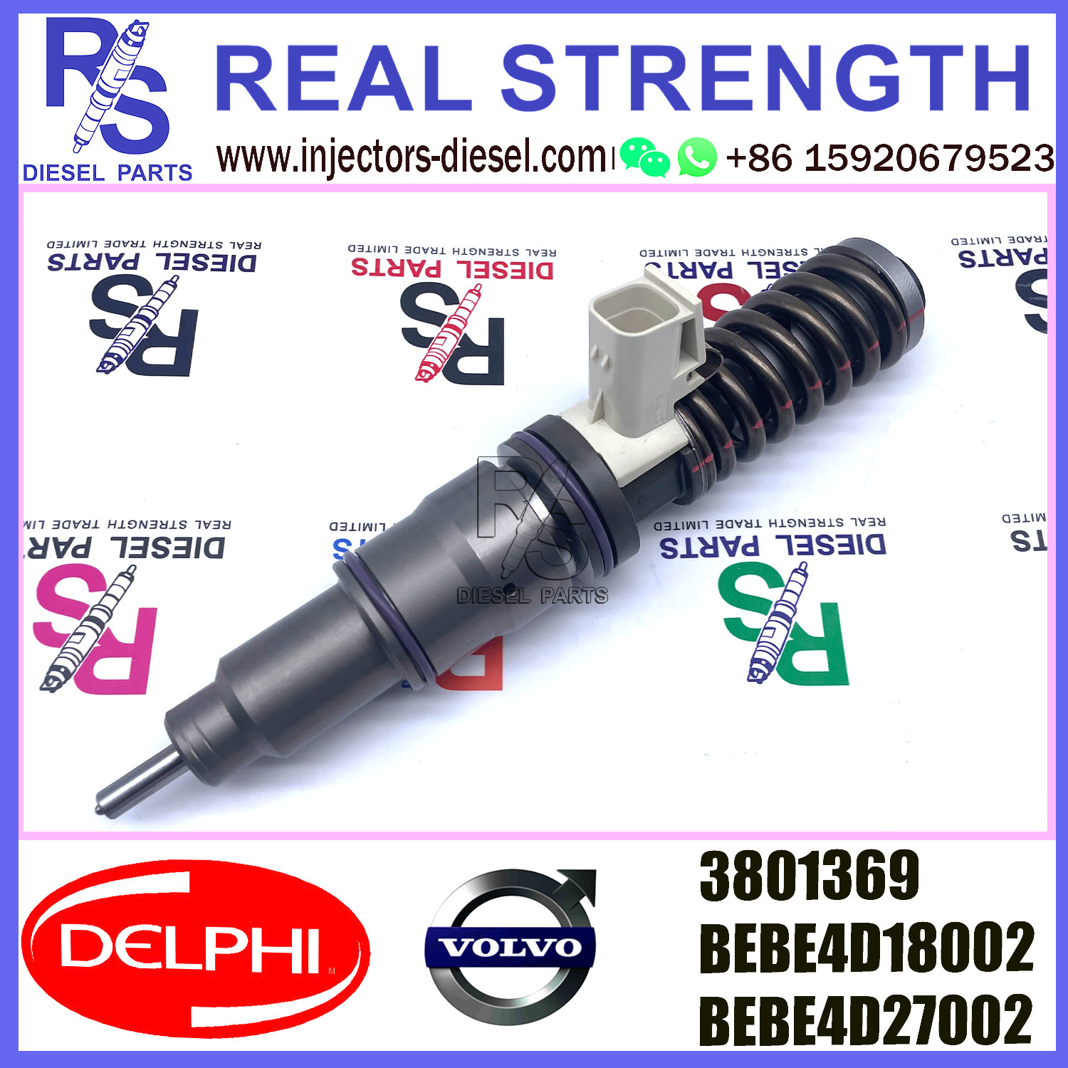V-O-L-V injector 3801369 BEBE4D27002 Fuel Injection Injector 3801369 BEBE4D27002 BEBE4D18002 E3.18 for V-O-L-V PENTA MD13