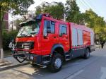 Howo Dry Powder Fire Rescue Truck 4X4 3000L Water 1000 Liters Foam High
