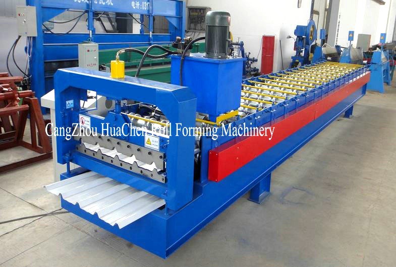 High Speed Roofing Sheet Roll Forming Machine 380V 50Hz 3 Phases 10m/min