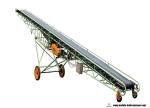 Carbon Steel Motorized Telescopic Belt Conveyor For Elevating Bags And Cartons