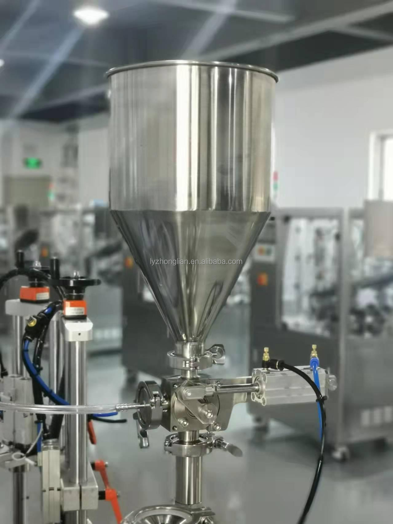 Brand new cosmetic plastic soft filler sealer automatic tube filling machines for hand cream