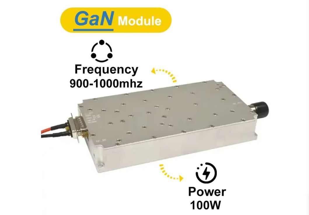 900-1000MHz 100W GaN Amplifier Anti Drone Suppression 700-1100MHz Module for Anti Drone System Anti Fpv RF Power Amplifier