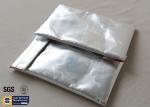 Fireproof Bag Document 1022℉ Fire Resistant Pouch Fiberglass Silver Smooth