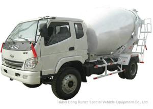 Quality T. King Chassis Concrete Mixer Truck 2 CBM , Ready Mix Cement Trucks wholesale