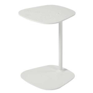 Quality Tomile White 21.62 inch Height Livingroom End Table 55lb For Laptop C Shaped wholesale