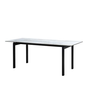 Quality Customized 900mm Ceramic Grey Dining Table with Contemporary Style DT-996-180 wholesale