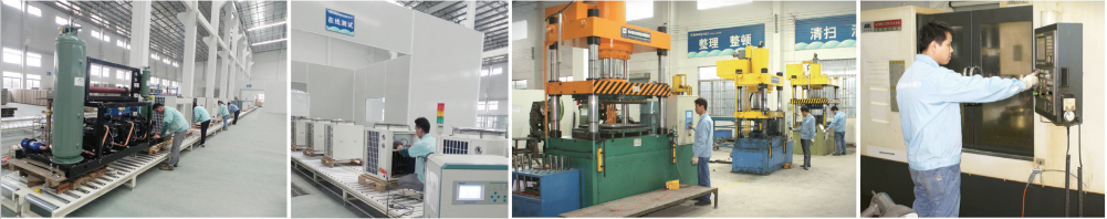 5HP to 10HP Double fans Box type Air cooled condenser series Heightening air outlet from side