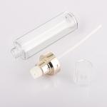 Custom gold pump transparent 250ml 135ml shower gel body butter body lotion