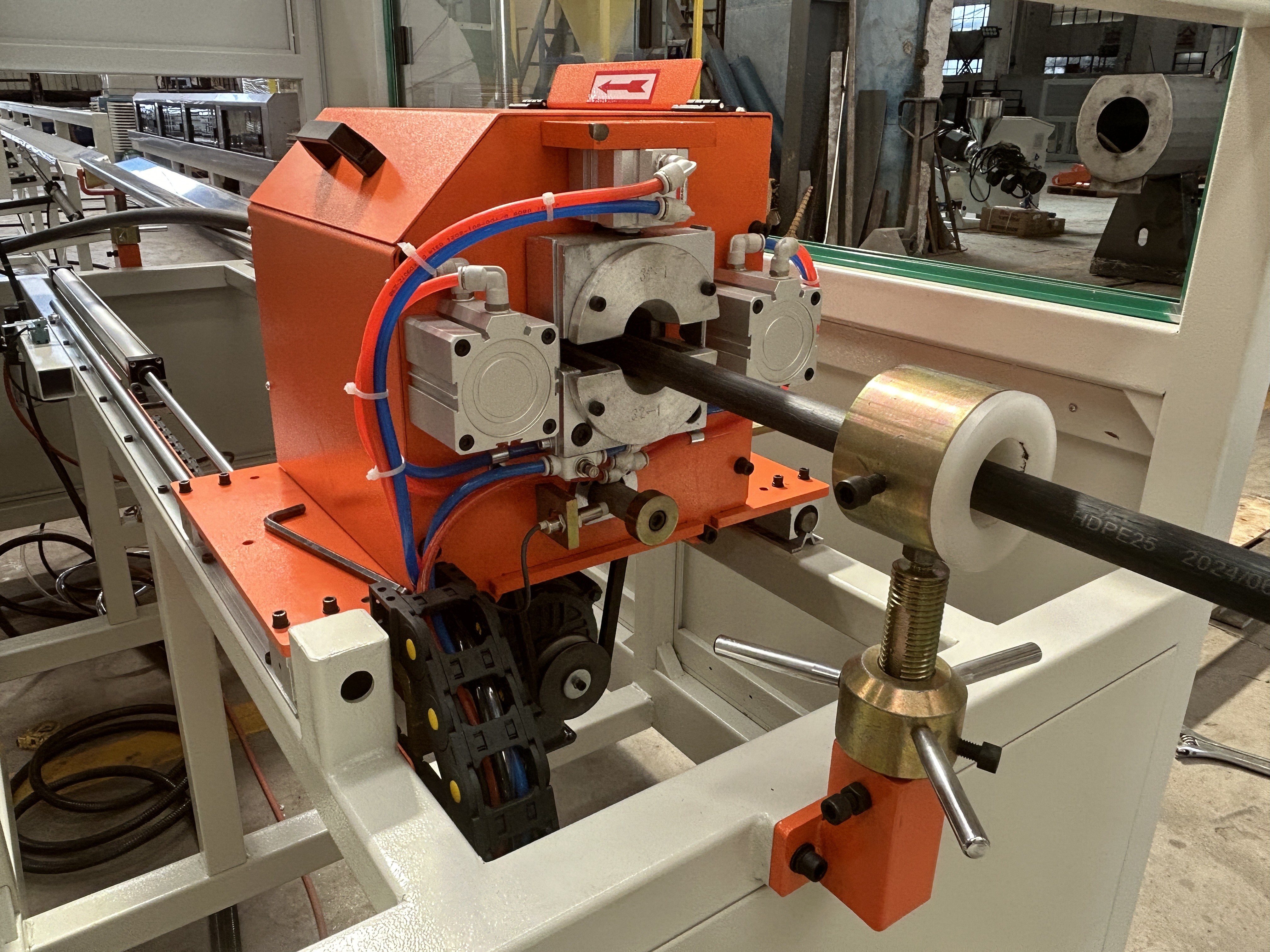 PE HDPE LDPE PPR Plastic Water Supply Pipe Tube Extrusion Production Line