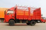 8 Cylinders Diesel Fuel Fence Van Cargo Trucks For Animal Transportation