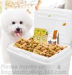 Pet Foods Storage Containers Bowls with Spoons Cat's Dog's Kitty's Puppy's
