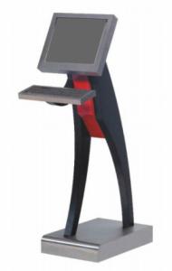 China Industrial Touch Screen Self Service Kiosk Robot Shape for Airports on sale