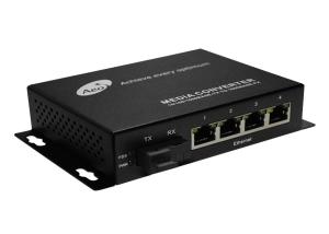 Quality 4 Port Single Mode Fiber To Ethernet Media Converter wholesale