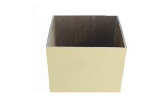 Quality Industrial Usage U Shaped Aluminum Extrusion , Extruded Aluminum Rectangular Tubing wholesale