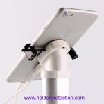 COMER anti-theft counter display phone security clip stand for exhibitions with