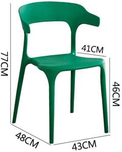 Quality Plastic Dining Chair , One Piece Environmental Protection Stacked Pp Seat wholesale