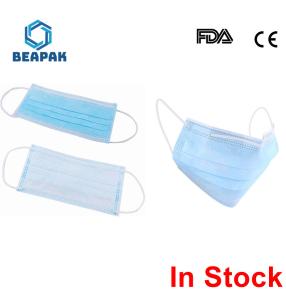 Quality Anti Dust Virus Mask Windproof 3 Ply Face Mask Breathable Non-woven wholesale