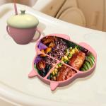 Customizable Animal Squirrel Silicone Feeding Set for Children 6 Months and