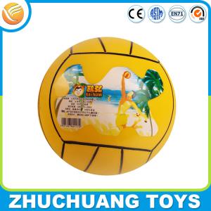 Quality wholesale pvc inflatable beach volleyball ball popping with logo printing wholesale