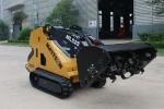 Rotary tiller for mini skid steer loader