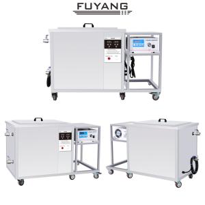 Quality Customized Single Tank Stainless Ultrasonic Cleaner Casters 560l 40khz wholesale