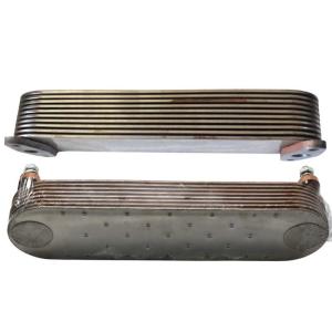 Quality Excavator PC400-8 6D125 Engine Oil Cooler Radiator 6152-62-2210 For Construction Machinery Equipment wholesale