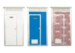 Waterproof Shutter Exhaust Fan Portable Temporary Toilet Cabin