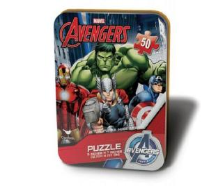 Quality Marvel Avengers 50pc Mini Puzzle Tin Box wholesale