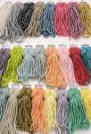 80% Cotton Jet Yarn Soft Fluffy Blanket Handmade Chunky Yarn