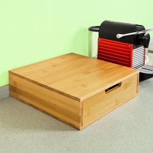 Quality Bamboo Coffee Capsule Tea Holder Stand Box wholesale