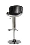 Aluminium Black Counter Height Stools / Chairs , Counter Height Swivel Stools