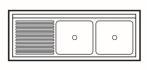 chinese 1650mm Stainless Steel Catering Equipment For Restaurant