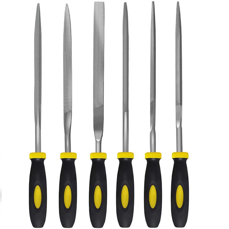 5PCS 6PCS 10PCS 4*160mm Double Color Handle Needle File Set