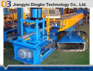 Quality Shelving Box Beam Warehouse Rack Roll Forming Machine With Cr 12 Quenched Cutter wholesale