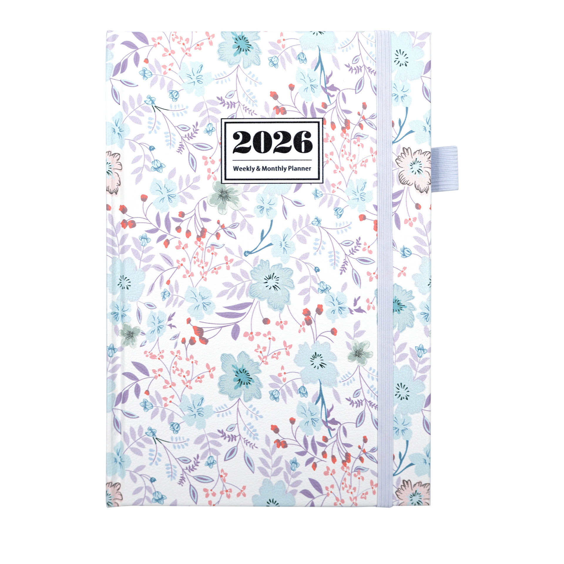 Standard Spiral Hardcover Notebook in Bold Color Scheme for Paper
