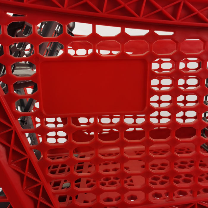 175L HDPP Nylon All Plastic Shopping Carts Warehouse Supermarket Shopping Trolley