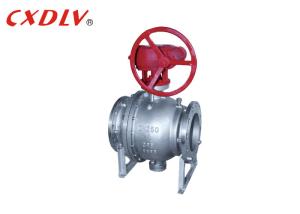 Quality Stainless Steel Trunnion Ball Valve Full Bore 2pc Ball Valve Gas Pipeline wholesale