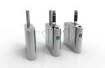 Face Recognition SUS316 Stainless Steel Train Station Turnstile